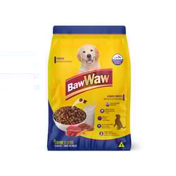 Ração Baw Waw Para Cães Filhotes Sabor Carne E Leite - 1 Unidade - 1 Kilo