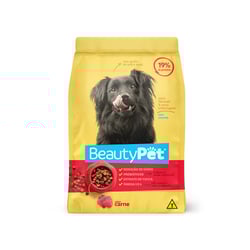 Ração Beauty Pet Sabor Carne Para Cães Adultos - Ração Seca - 18 Kilos