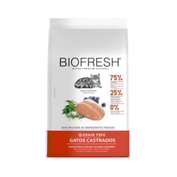 Ração Biofresh Frango Para Gatos Castrados - 7,5Kg - 7,5 Kilos