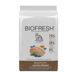 Ração Biofresh Gatos Sênior Frango - 1,5Kg - 1,5 Kilos