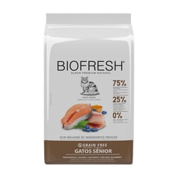 Ração Biofresh Sênior Peixe Branco Para Gatos - 1,5Kg - 1,5 Kilos