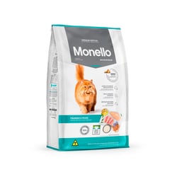 Ração Bolas De Pelos Monello Frango E Peixe Para Gatos Adultos - 7 Kilos
