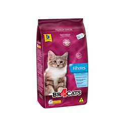 Ração Br4Cats Peixe E Frango Para Gatos Filhotes - Dieta