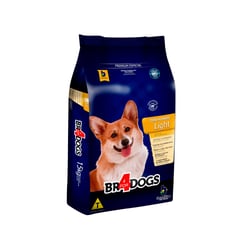 Ração Br4Dogs Light Para Cães Adultos Sabor Arroz E Frango - 1 Pacote - 15 Kilos