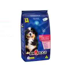 Ração Br4Dogs Para Filhotes De Porte Grande E Gigante Sabor Arroz E Frango - 1 Pacote