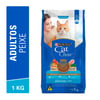 Ração Cat Chow Adultos Sabor Peixe Para Gatos - 1 Unidade - 1 Kilo