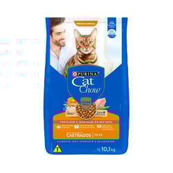 Ração Cat Chow Sabor Peixe Para Gatos Castrados - 1Kg - 10,1 Kilos
