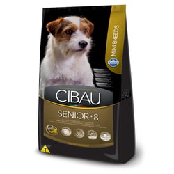 Ração Cibau Mini Breeds 8+ Senior Para Cães Adultos De Raças Pequenas - 1 Unidade - 3 Kilos