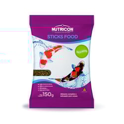 Ração Crescimento Nutricon Sticks Para Peixes - 150 Gramas