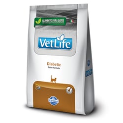 Ração Diabetic Vet Life Para Gatos - 2Kg - 2 Kilos