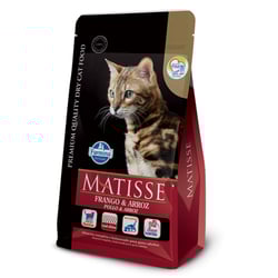 Ração Diet Farmina Matisse Sabor Frango E Arroz Para Gatos Adultos - 7,5 Kilos