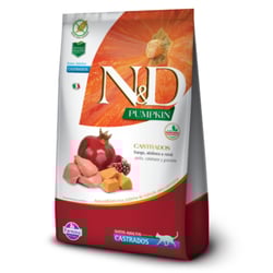 Ração Diet Farmina N&D Pumpkin Frango Para Gatos Adultos Castrados - 7.5Kg - 7,5 Kilos