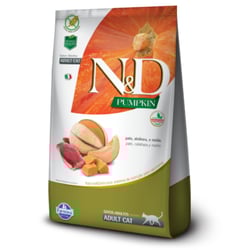 Ração Diet Farmina N&D Pumpkin Pato Para Gatos Adultos - 7.5Kg - 7,5 Kilos