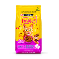 Ração Diet Friskies Mix De Carne Para Gatos Adultos Castrados - 1Kg - 10,1 Kilos