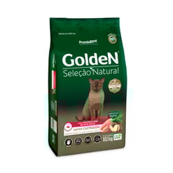 Ração Diet Golden Seleção Natural Frango E Batata Doce Para Gatos Castrados - 10,1 Kilos