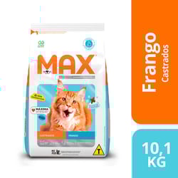 Ração Diet Max Sabor Frango Para Gatos Adultos Castrados - 10,1 Kilos