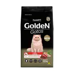 Ração Diet Premier Golden Sabor Carne 10,1Kg Para Gatos Adultos