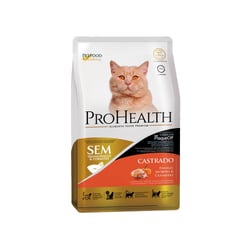 Ração Diet Prohealth 5Kg Para Gatos Adultos Castrados Sabor Frango - 5 Kilos