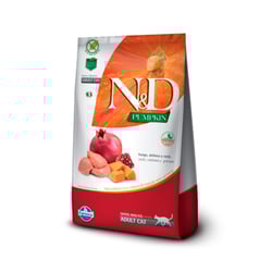 Ração Diet Pumpkin N&D Sabor Frango Para Gatos Adultos - 7,5 Kilos