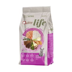 Ração Diet Quatree Life Salmão E Arroz Para Gatos Filhotes - 10.1Kg