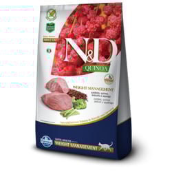 Ração Diet Quinoa Weight N&D Cordeiro Para Gatos Adultos - 7,5 Kilos