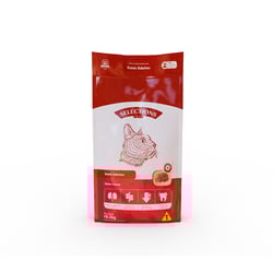 Ração Diet Selections For Pet Sabor Carne Para Gatos Adultos - 10,1Kg - 10,1 Kilos