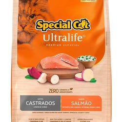 Ração Diet Special Cat Ultralife Salmão Para Gatos Castrados