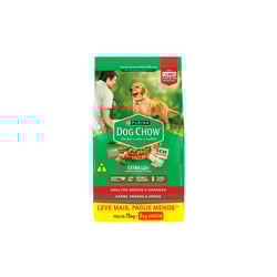 Ração Dog Chow Carne, Frango E Arroz Para Cães Adultos De Porte Médio E Grande - 1 Unidade