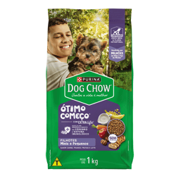 Ração Dog Chow Filhotes Raças Pequenas Frango E Arroz - 1Kg - 1 Kilo