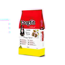 Ração Dogfit Natural Para Cães Adultos Sabor Carne E Frango - 1 Unidade - 15 Kilos