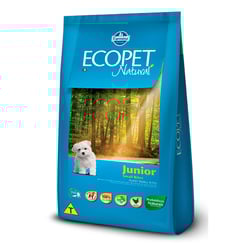 Ração Ecopet Natural Para Cães Filhotes Pequenas Raças - 1Kg
