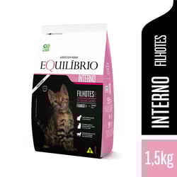 Ração Equilíbrio Sabor Frango Para Gatos Filhotes - 1,5 Kilos