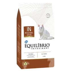 Ração Equilíbrio Veterinary Intestinal Para Gatos Adultos - 500G