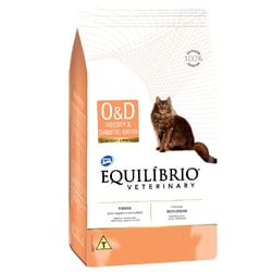 Ração Equilíbrio Veterinary Para Gatos Com Obesidade E Diabetes - 500G