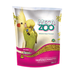 Ração Extrusada Calopsitas E Periquitos Megazoo 350G - 1 Unidade