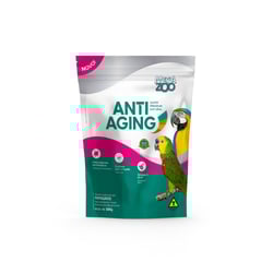 Ração Extrusada Megazoo Anti Aging Para Papagaios - 600G