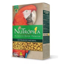 Ração Extrusada Natural Nutrópica 1,2Kg Para Araras