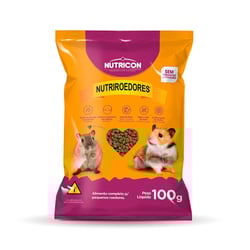 Ração Extrusada Nutricon Nutriroedores 100G Para Roedores