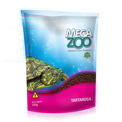 Ração Extrusada Para Tartaruga Megazoo 280G - 1 Unidade