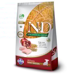 Ração Farmina N&D Ancestral Grain Frango E Romã Para Cães Filhotes De Raças Pequenas - 800 Gramas