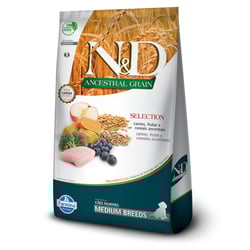 Ração Farmina N&D Ancestral Selection Para Cães Filhotes De Raças Médias Sabor Frango - 15Kg