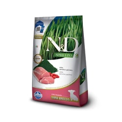 Ração Farmina N&D Spirulina Cordeiro Para Filhotes De Porte Mini - 1Kg - 7 Kilos