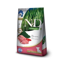 Ração Farmina N&D Spirulina Sabor Suíno Para Cães Filhotes De Porte Mini - 7 Kilos
