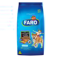 Ração Faro Para Cães Filhotes Sabor Carne E Frango - 1 Unidade