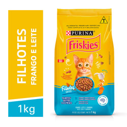 Ração Filhotes Friskies Frango E Leite Para Gatos - 1Kg - 1 Kilo