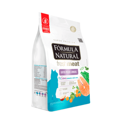 Ração Fórmula Natural Fresh Meat Gatos Adultos Pelo Longo Salmão - 1Kg - 1 Kilo