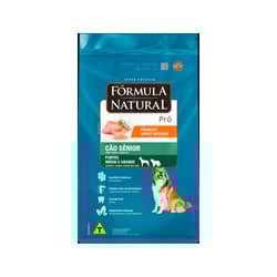 Ração Fórmula Natural Pró Para Cães Sênior De Porte Médio E Grande Sabor Frango E Arroz - 15Kg