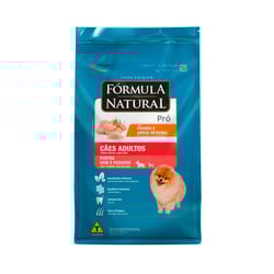 Ração Fórmula Natural Pró Sabor Frango E Arroz Para Cães Adultos De Porte Mini E Pequeno - 20 Kilos