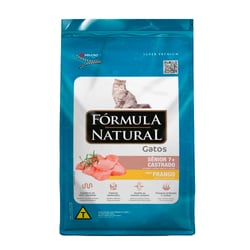 Ração Fórmula Natural Super Premium Frango Para Gatos Castrados Sênior - 7Kg