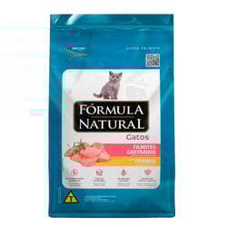 Ração Fórmula Natural Super Premium Para Gatos Castrados Filhotes Frango - 7Kg